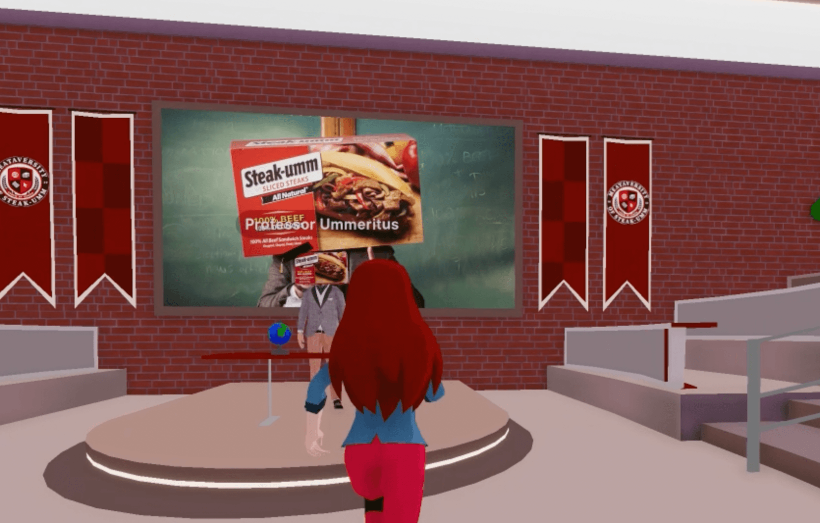 Steak-Umm Meataversity Launches In Decentraland to Combat Misinformation - Far From Timid