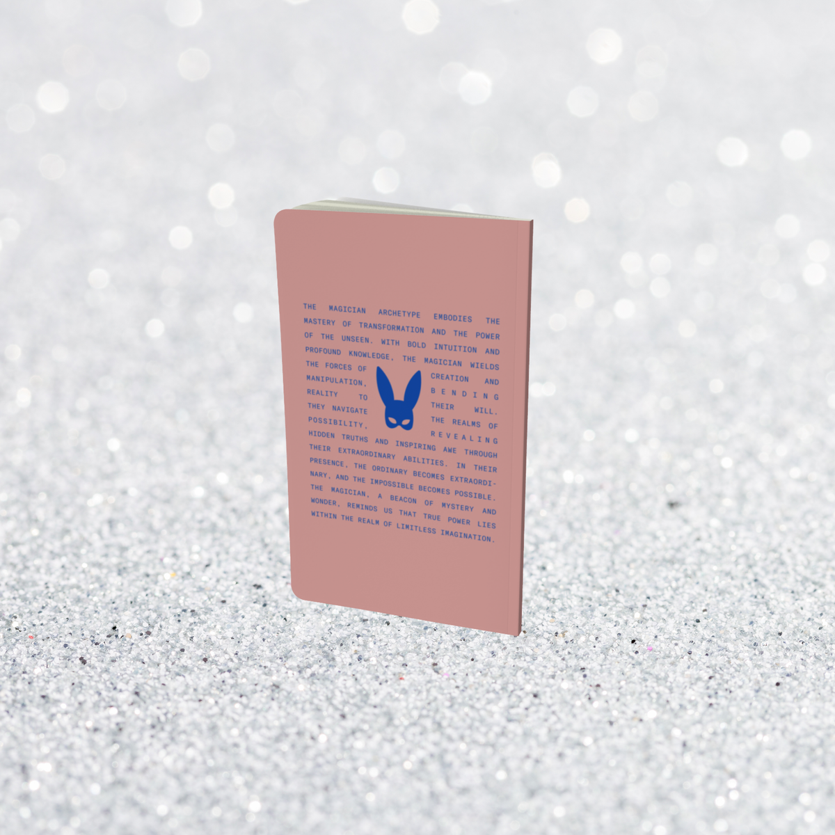 MAGICIAN UNLINED JOURNAL - MAUVE/BLUE