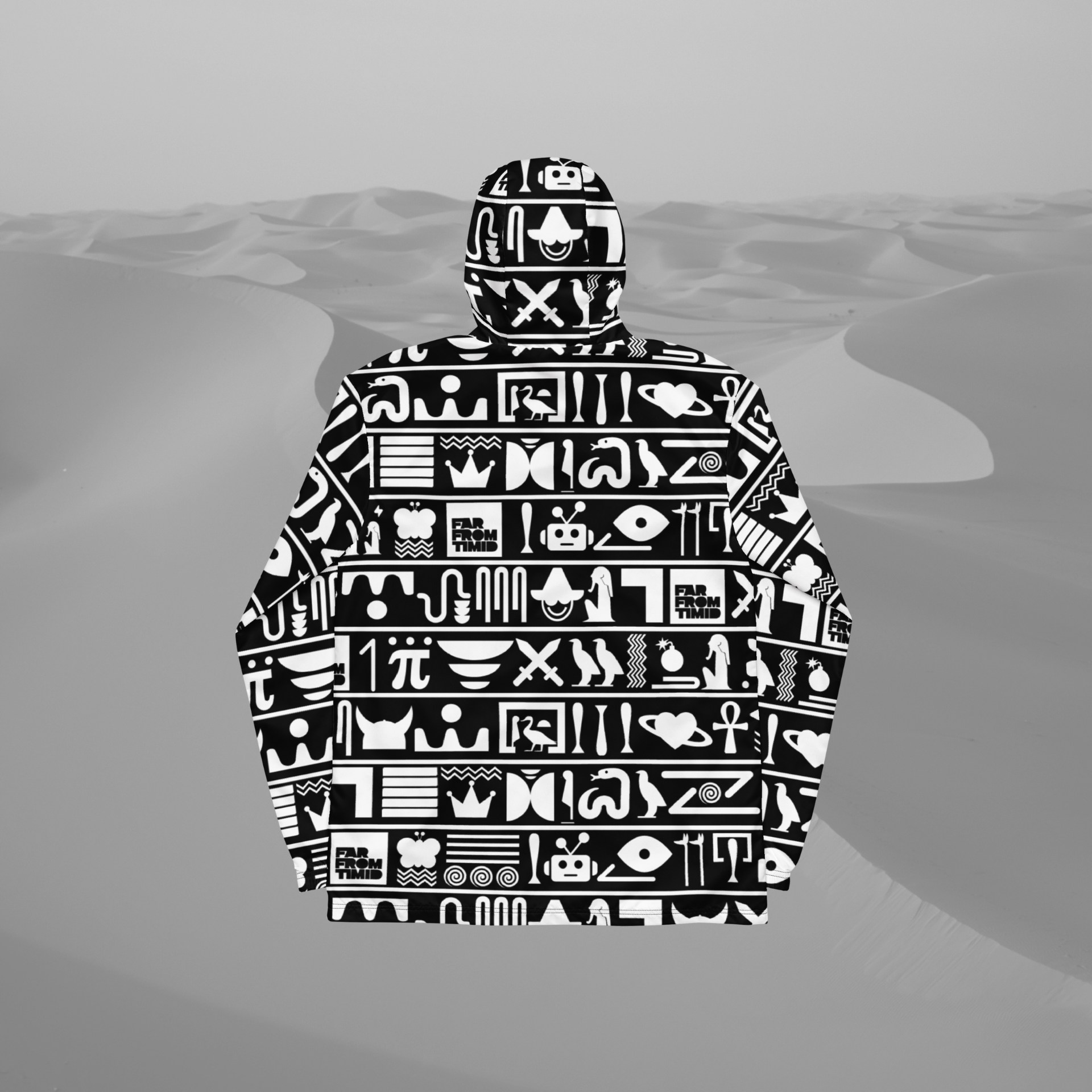 MEN'S HIEROGLYPHIC WINDBREAKER