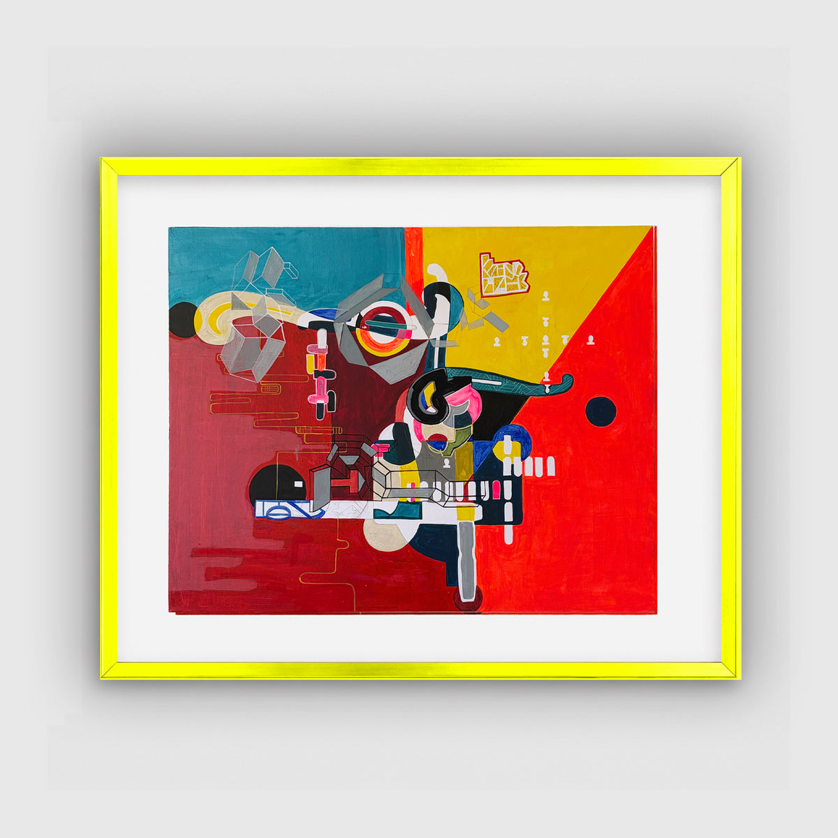 * Map of Enter The Dragon Print