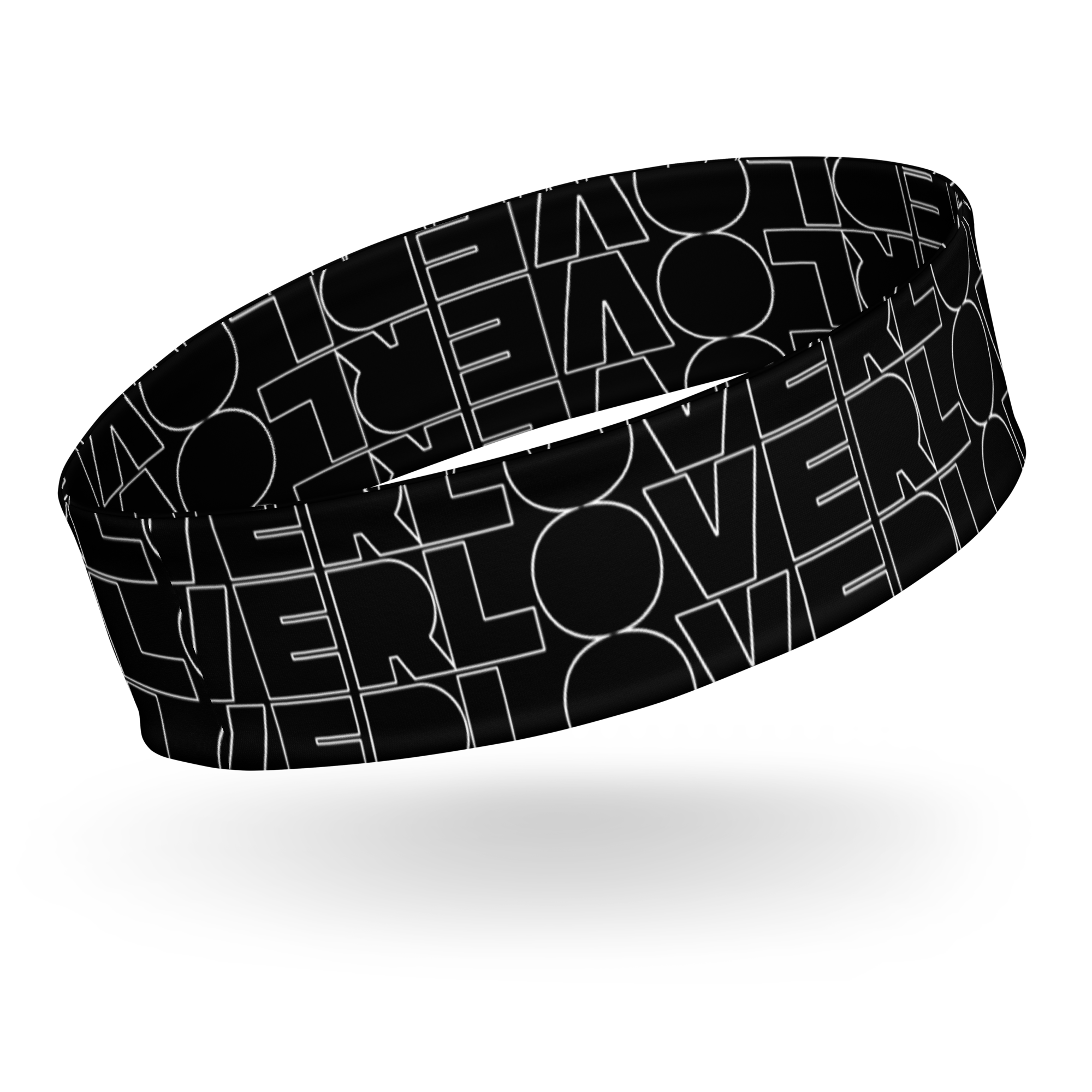 Lover Headband - Black/White
