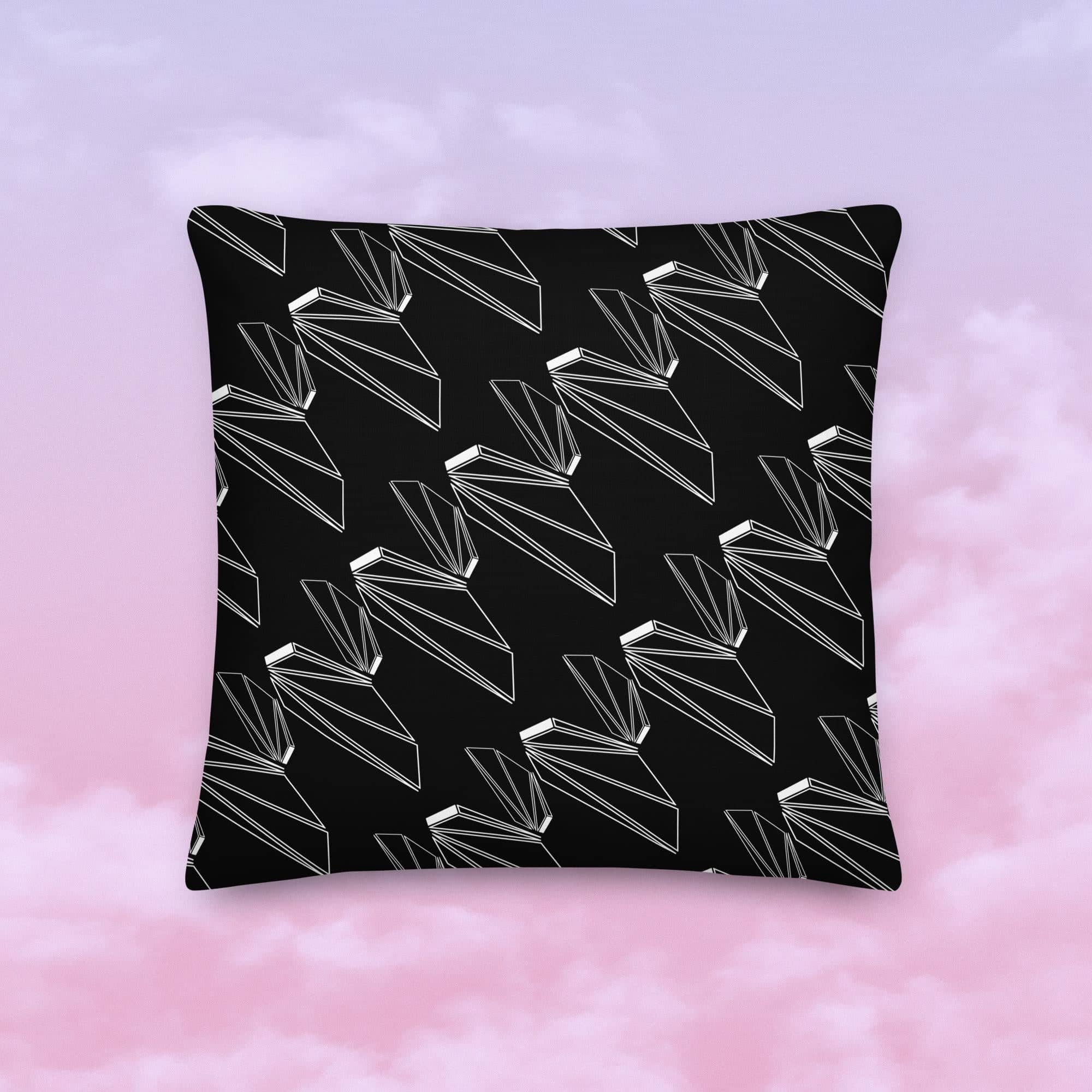 MAGICIAN BEVEL PILLOW - BLACK/WHITE