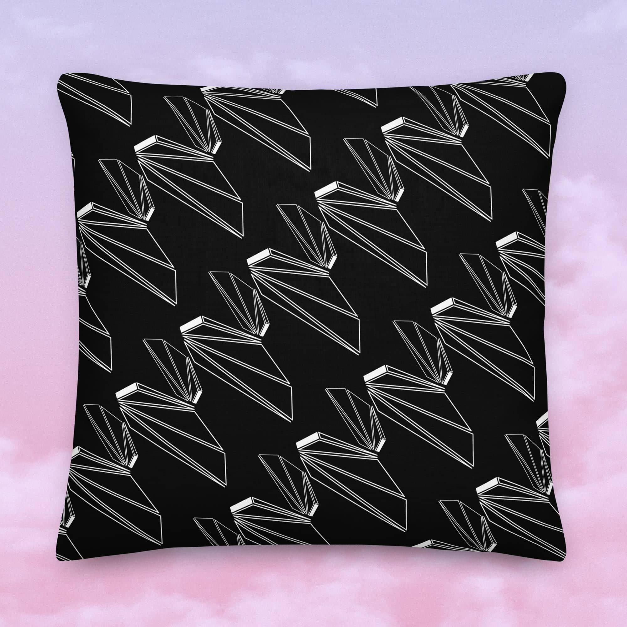 MAGICIAN BEVEL PILLOW - BLACK/WHITE