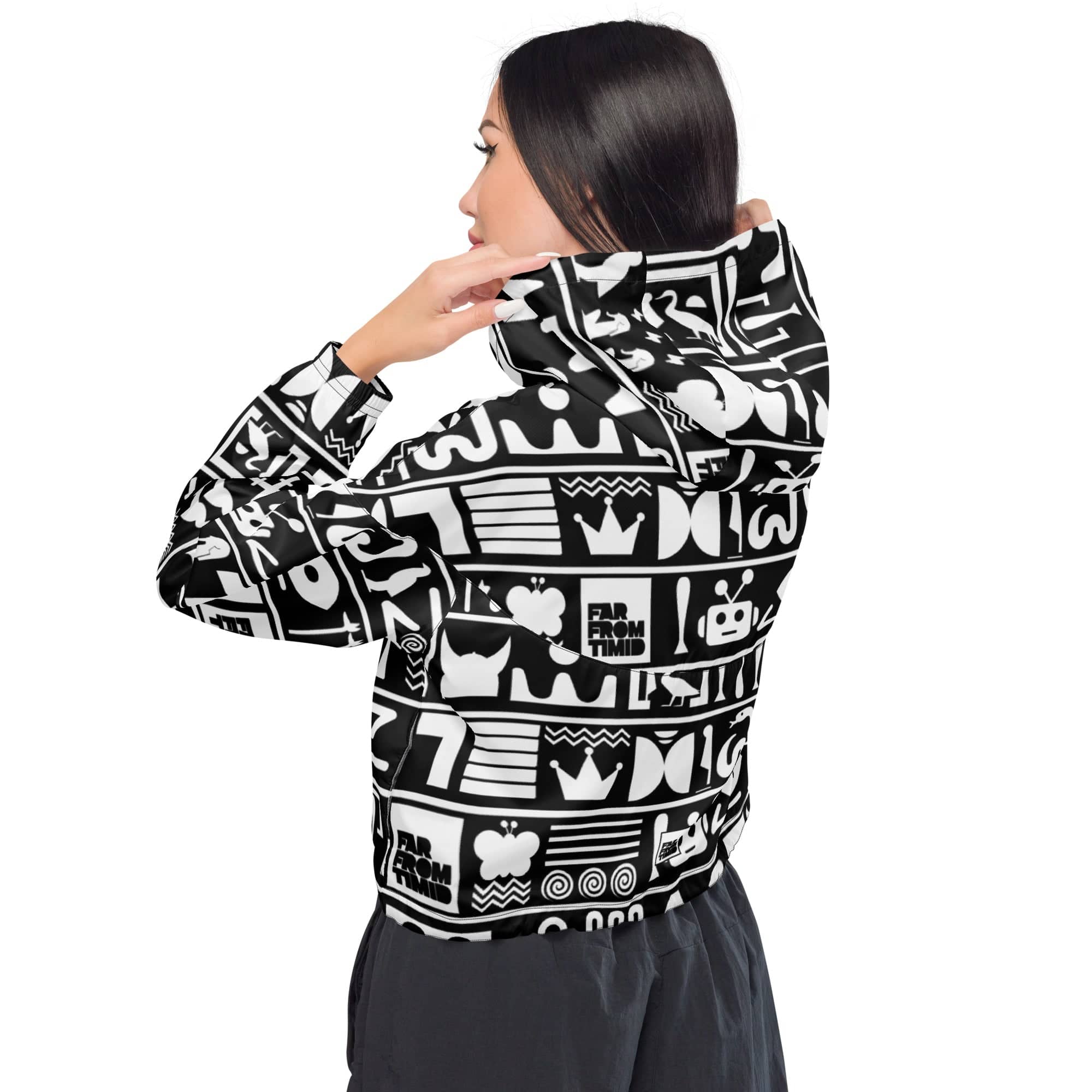 WOMEN’S HIEROGLYPHIC WINDBREAKER