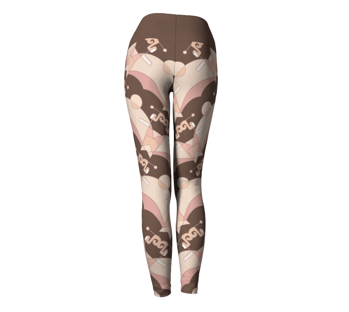 Catalyst Waisted Eco Leggings - Beige - Far From Timid