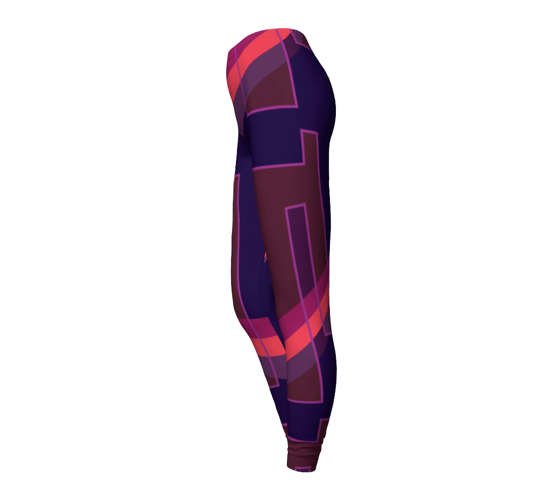 Genius Eco Leggings - Purple/Pink - Far From Timid