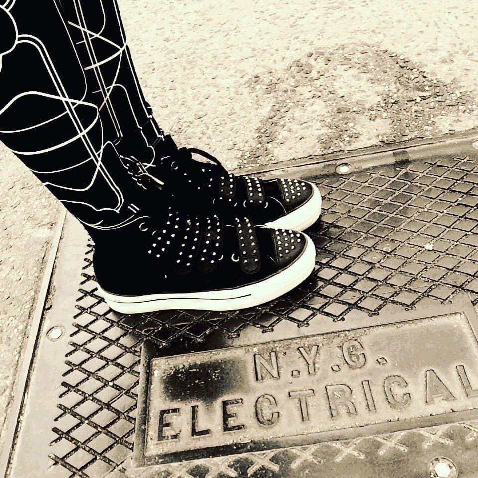 Muse Eco Leggings - Black/White - Far From Timid comfy and with a graphic pattern