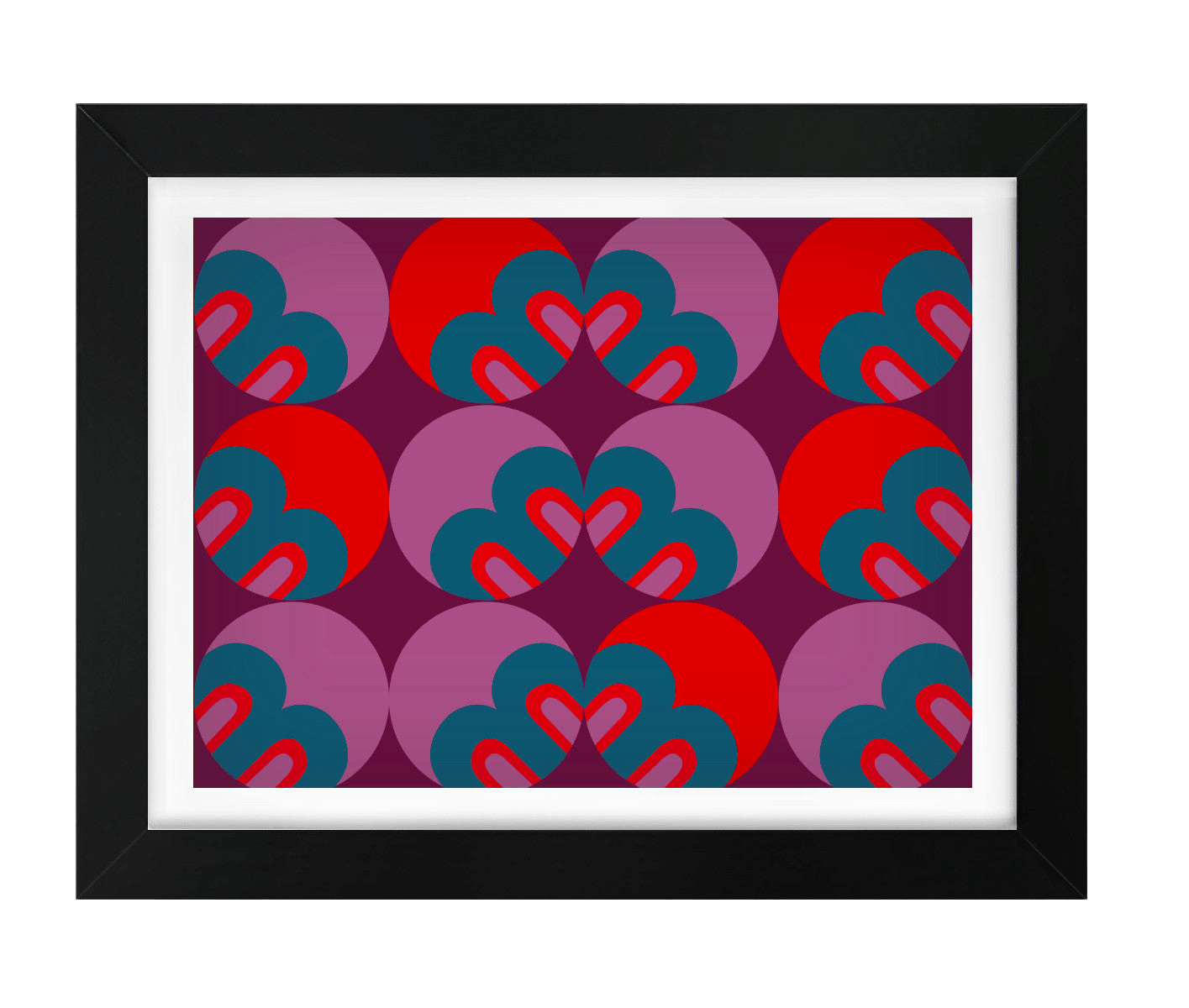 Visionary Archival Print - Purple/Red - Far From Timid