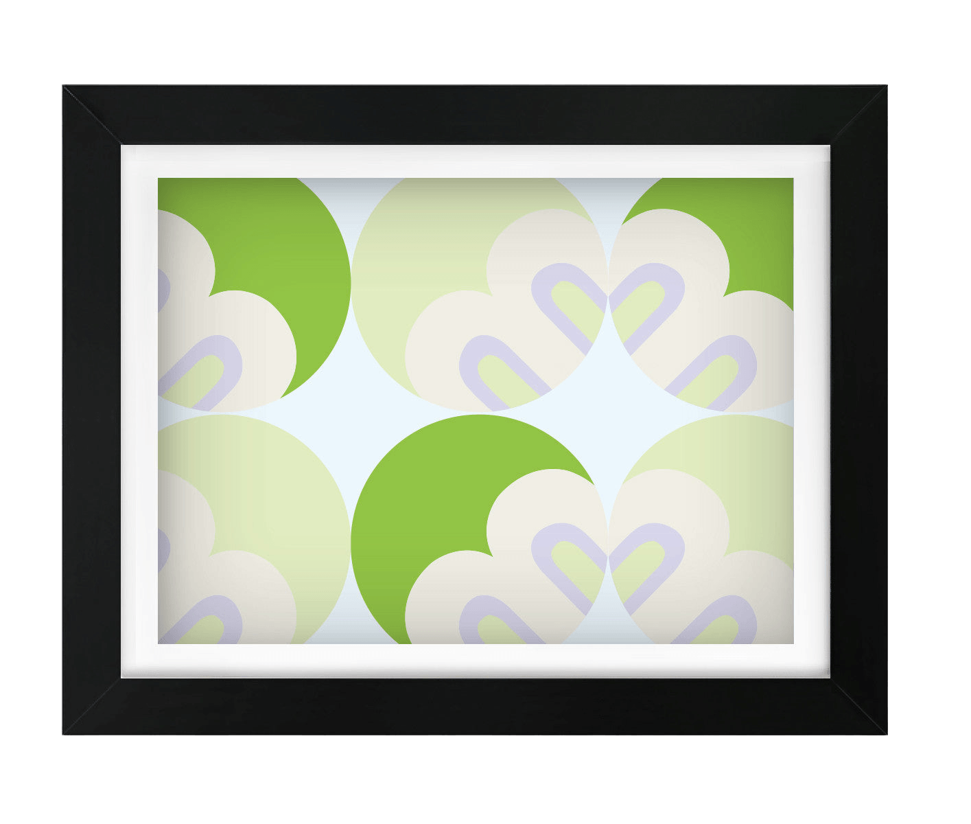 Visionary Archival Print - Green/Cream - Far From Timid