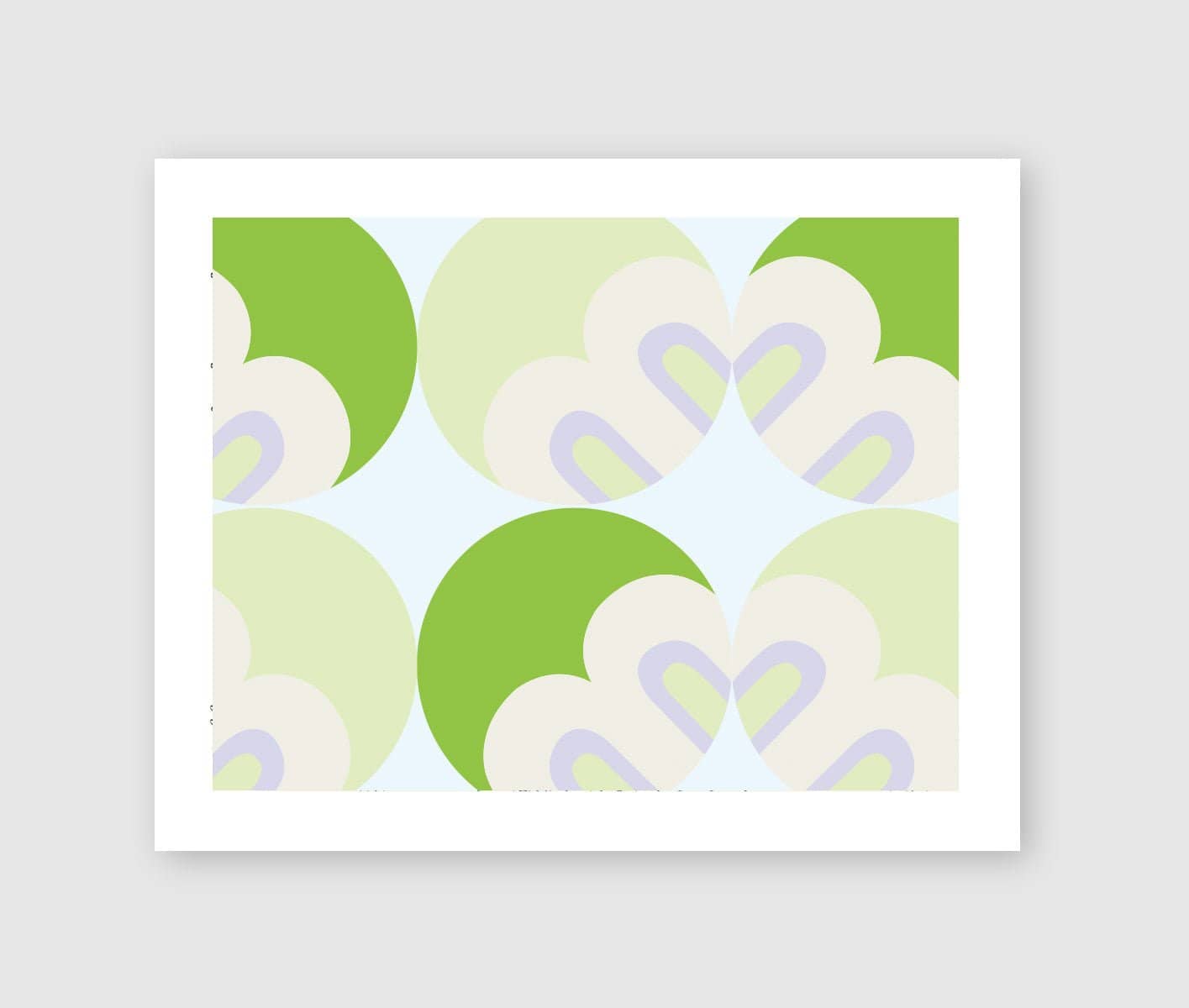 Visionary Archival Print - Green/Cream - Far From Timid