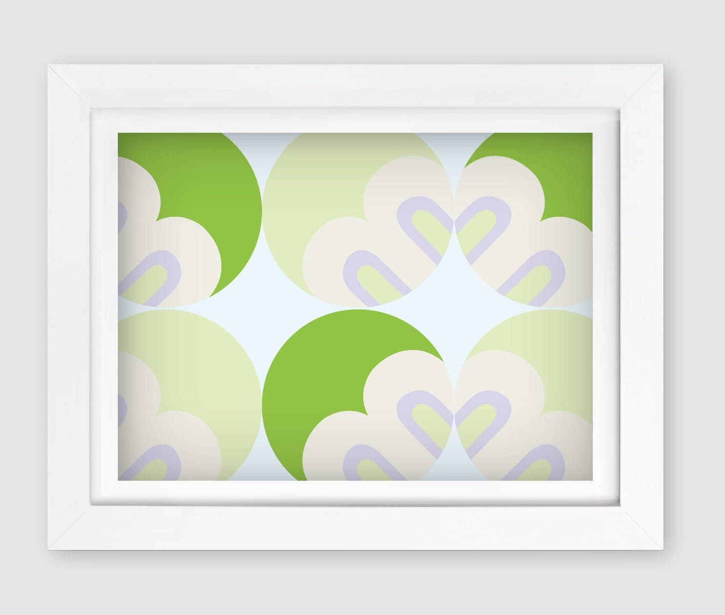 Visionary Archival Print - Green/Cream - Far From Timid