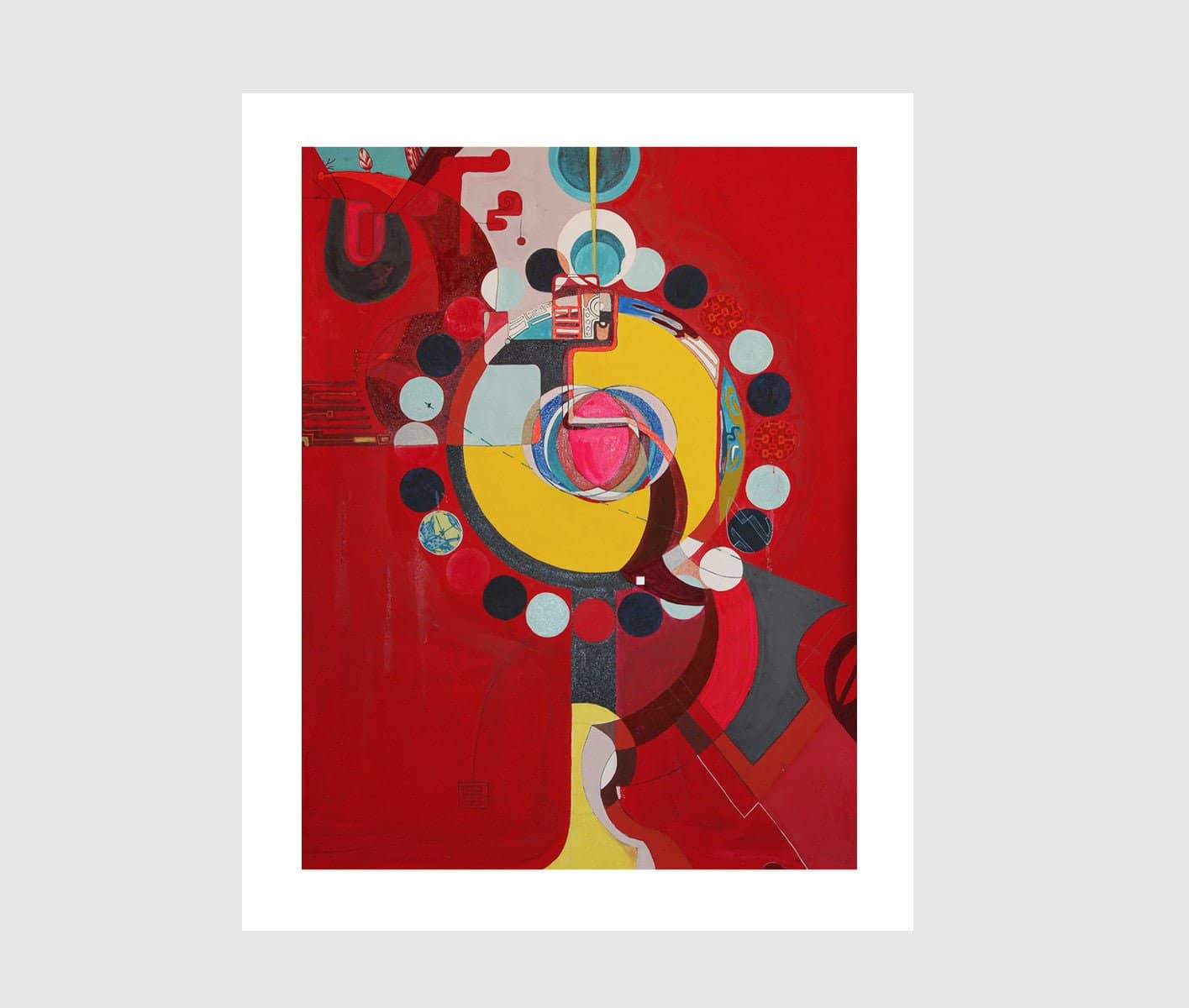 So Fine Luxurious Print - Neural Pinball Traffic - Original - Far From Timid