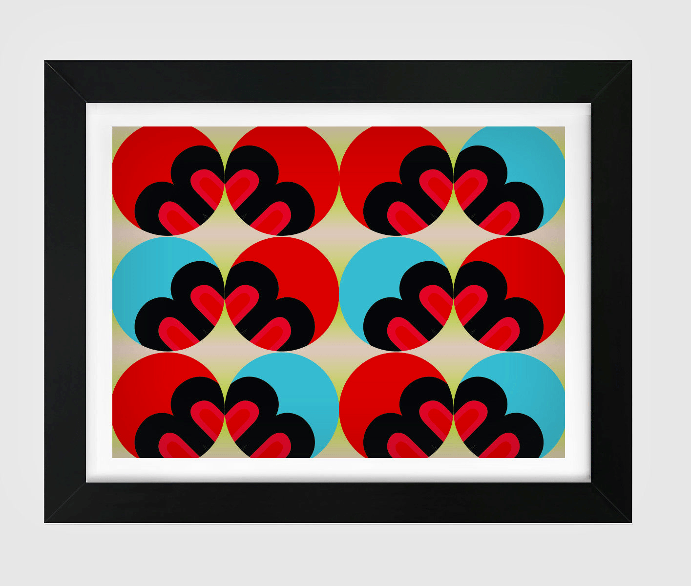 Visionary Archival Print - Red/Blue - Far From Timid