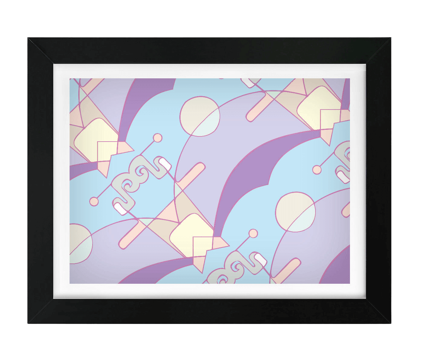 Catalyst Archival Print - Powder Blue/Lavender - Far From Timid