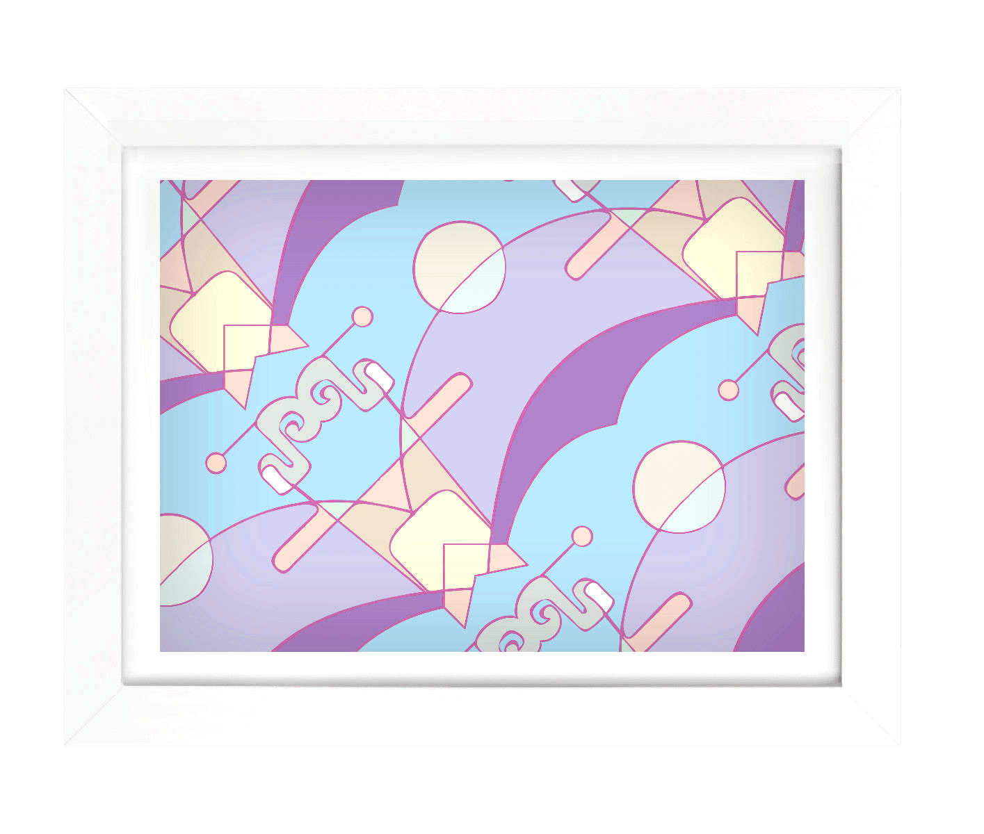 Catalyst Archival Print - Powder Blue/Lavender - Far From Timid