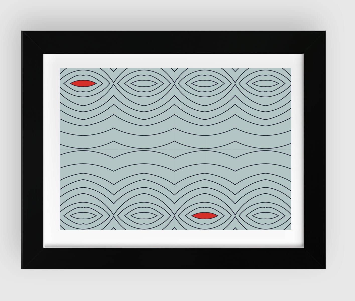 So Fine Luxurious Print - Saving Grace - Light Blue - 24" x 30" inches - Far From Timid