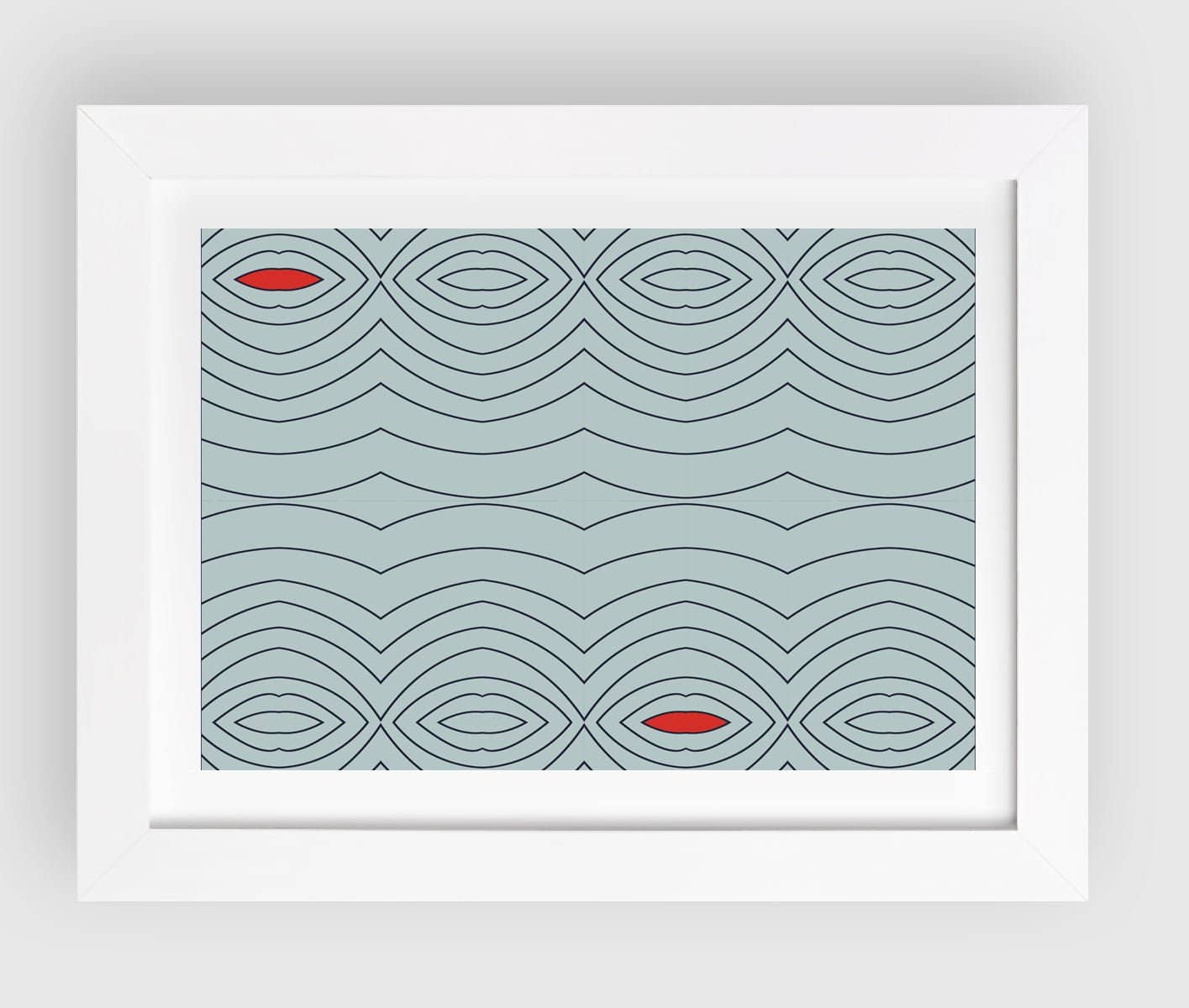 So Fine Luxurious Print - Saving Grace - Light Blue - 24" x 30" inches - Far From Timid