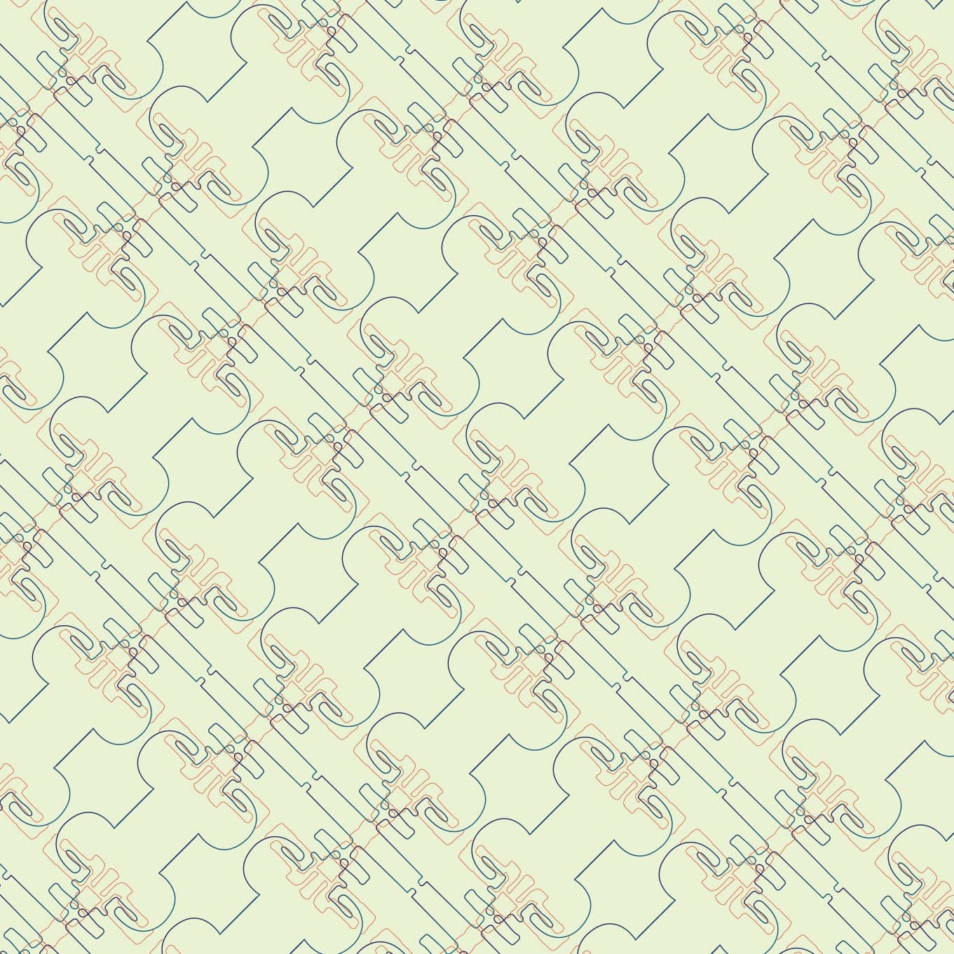 So Fine Luxurious  Wallpaper - Kung Fu Move - Beige/Navy - Far From Timid
