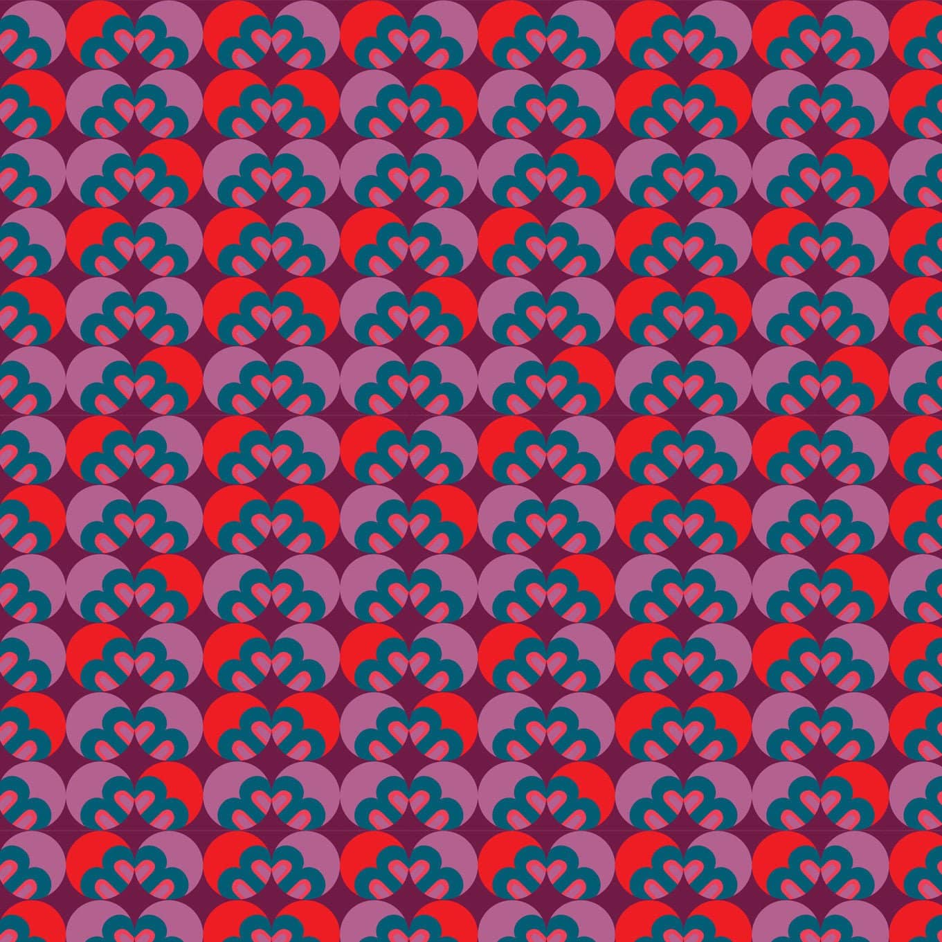 So Fine Luxurious  Wallpaper - Neural Pinball Traffic - Eggplant - Far From Timid