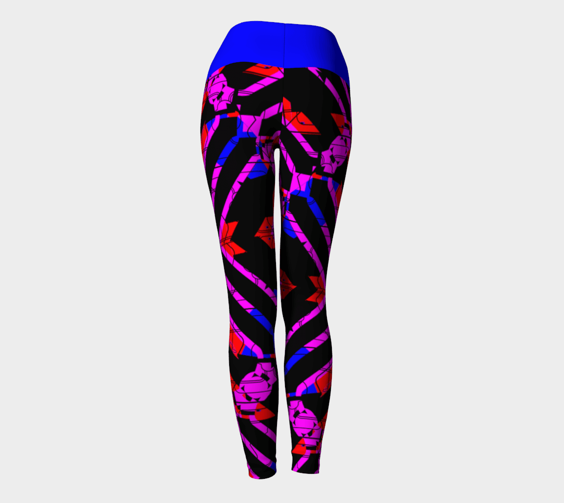 Strobe Electric Yoga Leggings - Far From Timid
