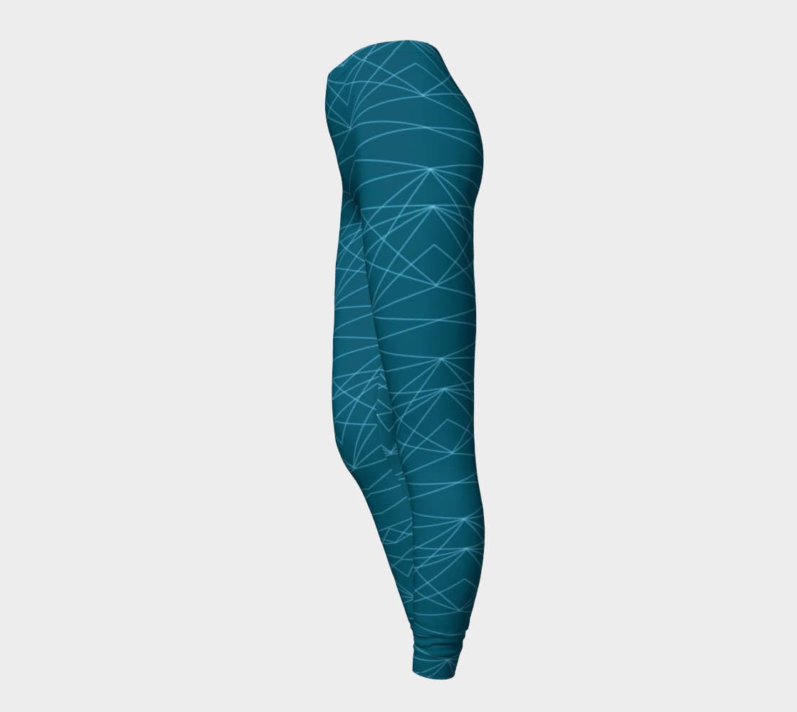 Outlaw Eco Leggings - Deep Turquoise - Far From Timid